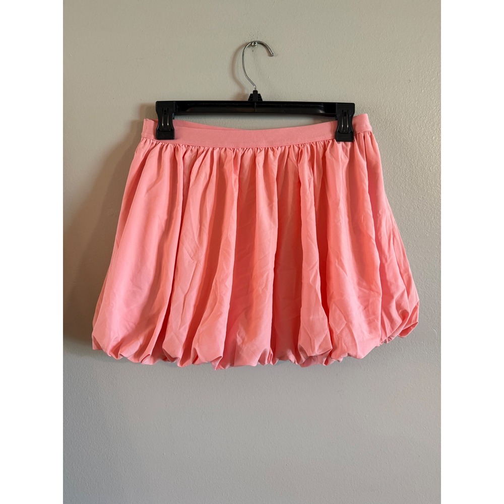 Halara Pink Everyday Cloudful Air Puffy Bubble Skirt Womens Size Medium NWT